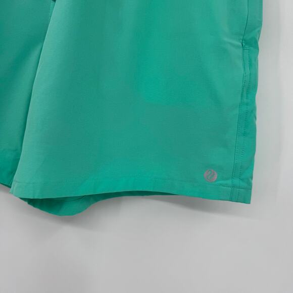 Amazon Brand Mens Green Compression Swim Trunks Lined Drawstring Large 34 NWT - Picture 4 of 10